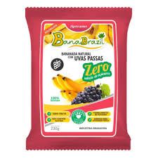 BANABRAZIL DOCE ZERO COM UVAS PASSA 230 G